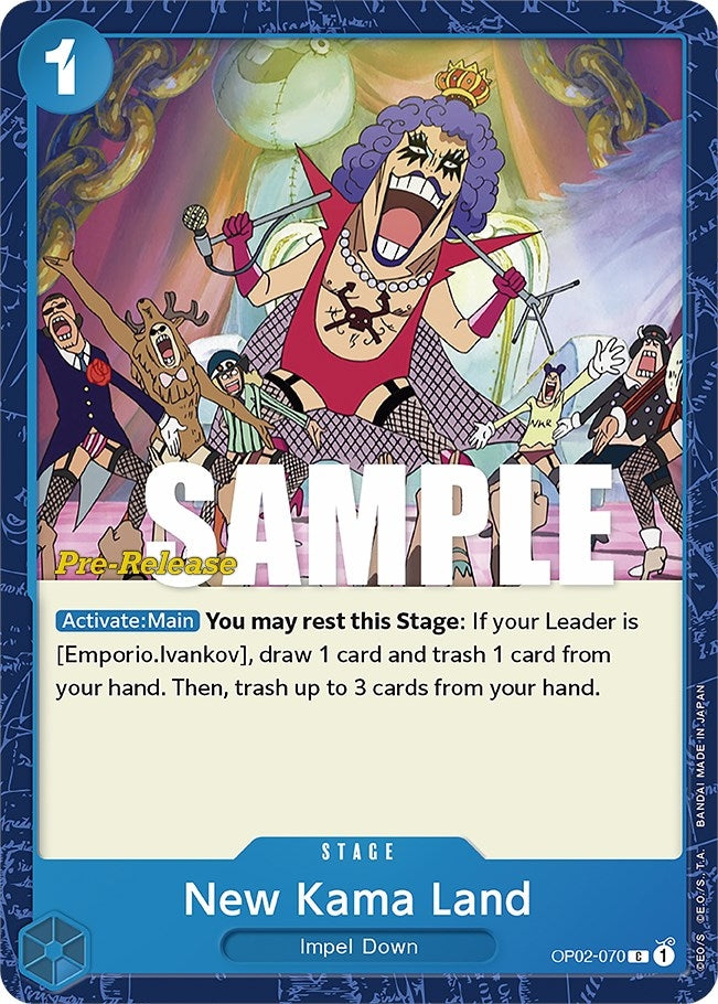 Image for New Kama Land (OP02-070) (OP02 PRE) - One Piece Card Game