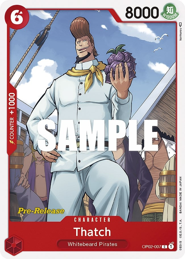 Image for Thatch (OP02-007) (OP02 PRE) - One Piece Card Game