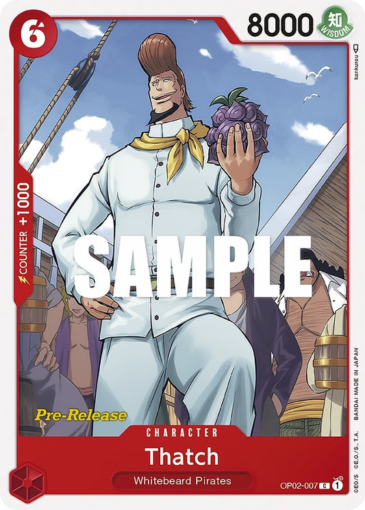 Image for Thatch (OP02-007) (OP02 PRE) - One Piece Card Game