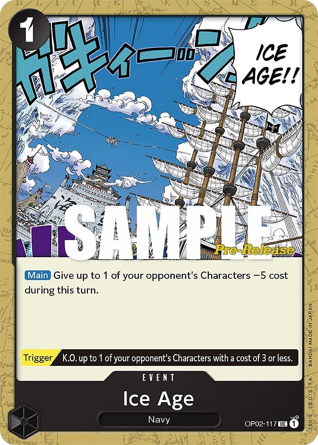 Image for Ice Age (OP02-117) (OP02 PRE) - One Piece Card Game