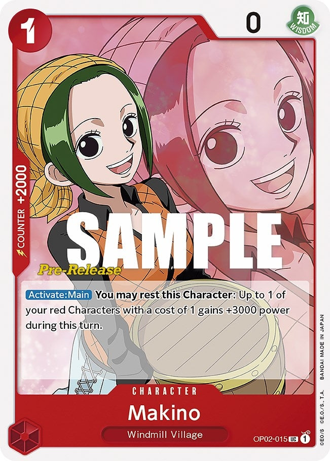 Image for Makino (OP02-015) (OP02 PRE) - One Piece Card Game