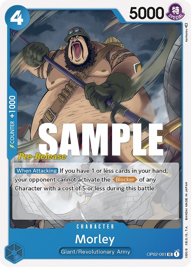 Image for Morley (OP02-061) (OP02 PRE) - One Piece Card Game