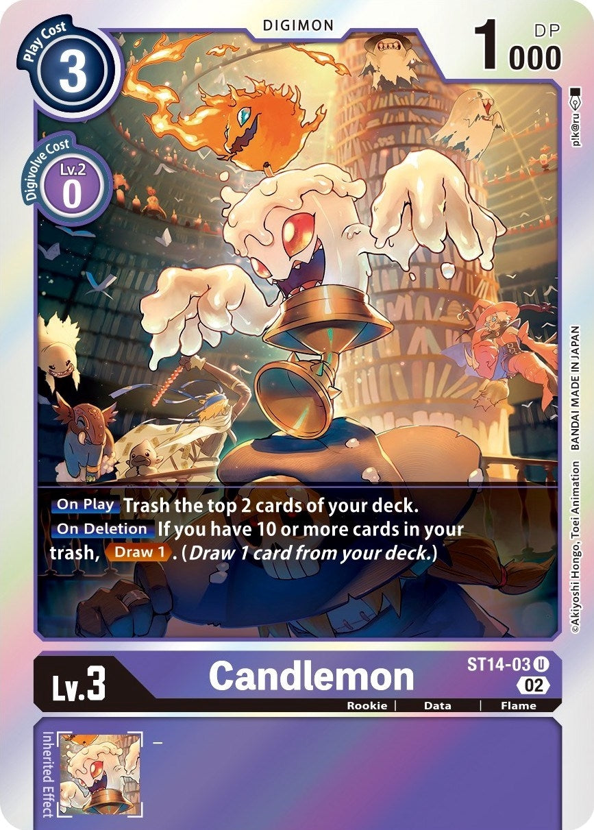 Image for Candlemon (ST14-03 U) (ST-14) - Digimon Card Game