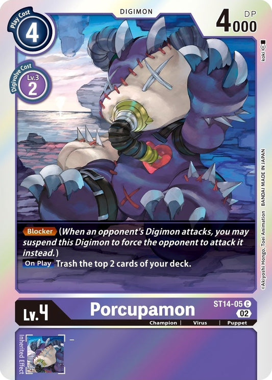 Image for Porcupamon (ST14-05 C) (ST-14) - Digimon Card Game