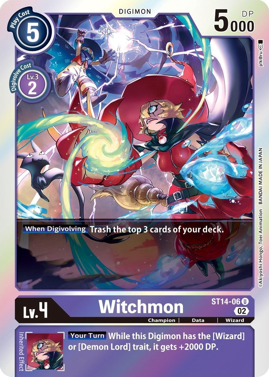 Image for Witchmon (ST14-06 U) (ST-14) - Digimon Card Game