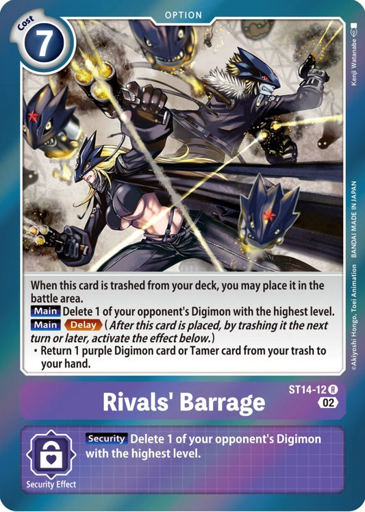 Image for Rivals' Barrage (ST14-12 R) (ST-14) - Digimon Card Game