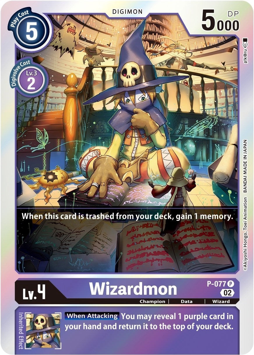 Image for Wizardmon (Alternate Art) (P-077) (ST-14) - Digimon Card Game