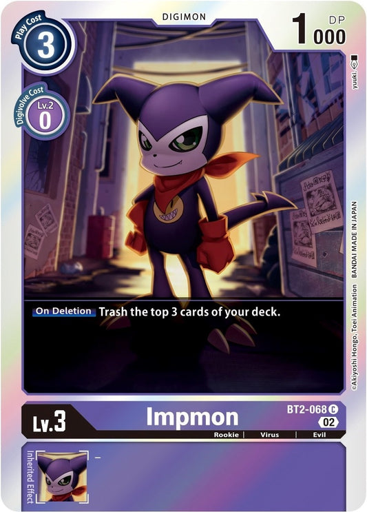 Image for Impmon - BT2-068 (Alternate Art) (BT2-068) (ST-14) - Digimon Card Game