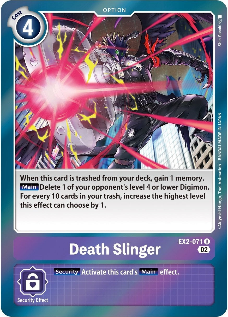 Image for Death Slinger (Alternate Art) (EX2-071) (ST-14) - Digimon Card Game