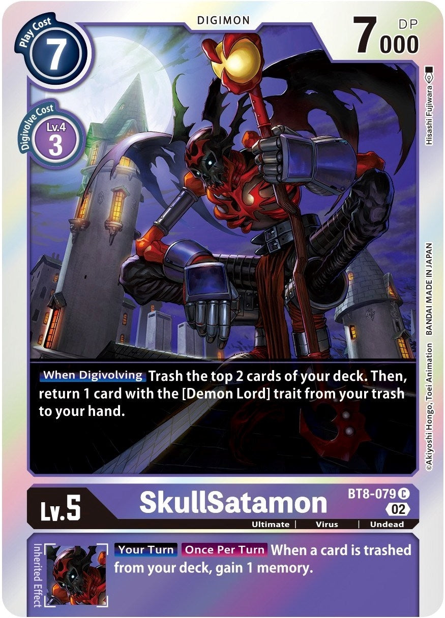 Image for SkullSatamon (Alternate Art) (BT8-079) (ST-14) - Digimon Card Game
