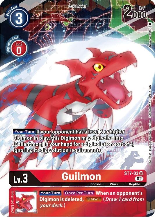 Image for Guilmon (Alternate Art) (ST7-03 SR) (ST-14) - Digimon Card Game