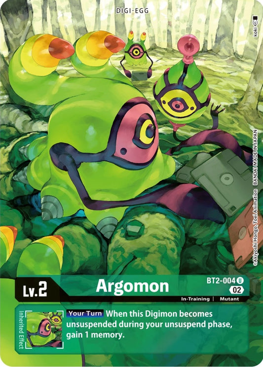 Image for Argomon - BT2-004 (Alternate Art) (BT2-004 U) (ST-14) - Digimon Card Game