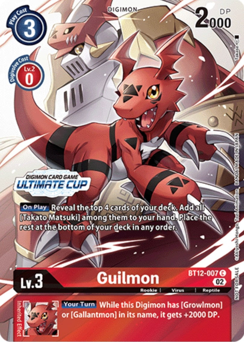 Image for Guilmon (Ultimate Cup) (BT12-007 C) (BT12) - Digimon Card Game