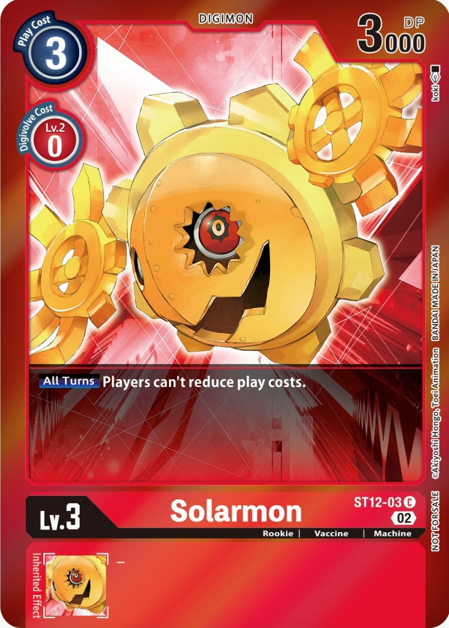 Image for Solarmon (Event Pack 4) (ST12-03 C) (ST-12) - Digimon Card Game
