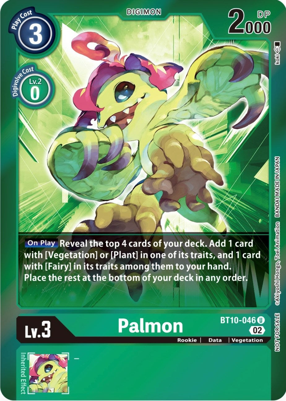 Image for Palmon (Event Pack 4) (BT10-046 U) (BT10) - Digimon Card Game