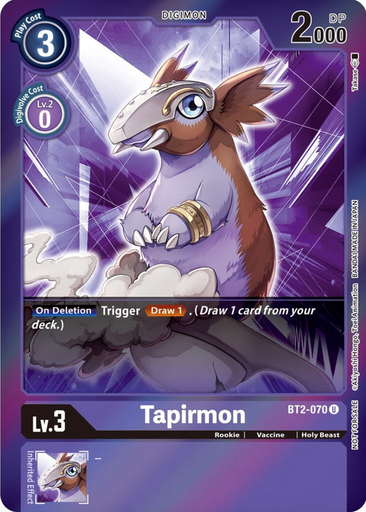 Image for Tapirmon (Event Pack 4) (BT2-070 U) (BT01-03A) - Digimon Card Game