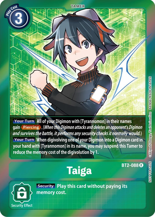 Image for Taiga (Event Pack 4) (BT2-088 R) (BT01-03A) - Digimon Card Game