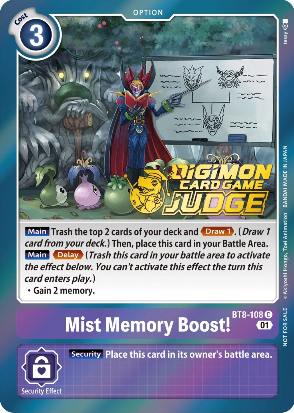 Image for Mist Memory Boost! (Judge Pack 3) (BT8-108 C) (BT08) - Digimon Card Game