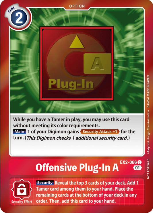 Image for Offensive Plug-In A (Event Pack 4) (EX2-066 C) (EX02) - Digimon Card Game