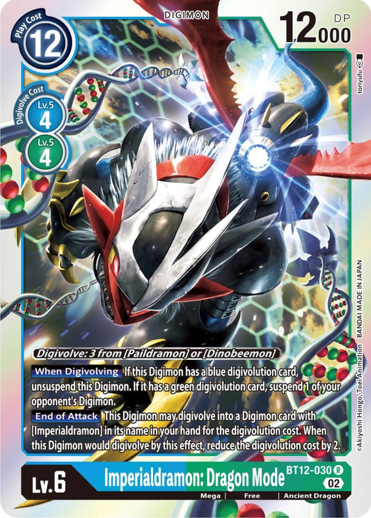 Image for Imperialdramon: Dragon Mode (BT12-030 R) (BT12) - Digimon Card Game