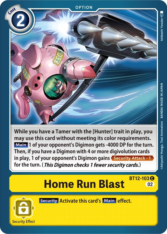 Image for Home Run Blast (BT12-103 C) (BT12) - Digimon Card Game