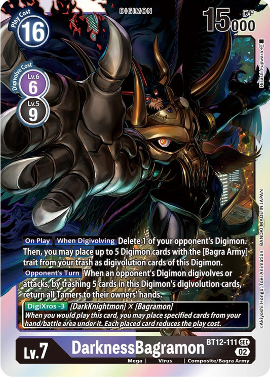 Image for DarknessBagramon (BT12-111 SEC) (BT12) - Digimon Card Game