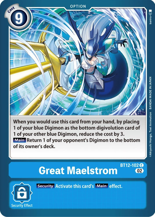 Image for Great Maelstrom (BT12-102 C) (BT12) - Digimon Card Game