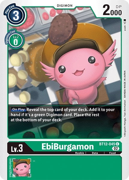 Image for EbiBurgamon (BT12-045 C) (BT12) - Digimon Card Game