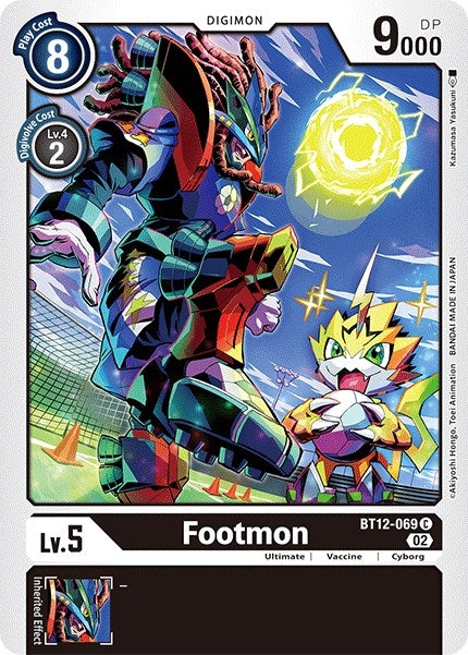 Image for Footmon (BT12-069 C) (BT12) - Digimon Card Game