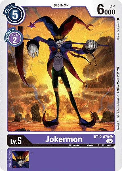 Image for Jokermon (BT12-079 C) (BT12) - Digimon Card Game