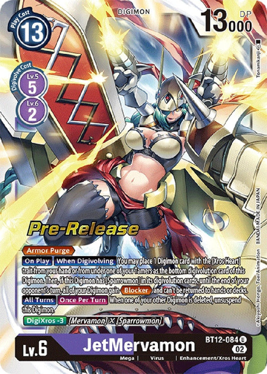 Image for JetMervamon (BT12-084 U) (BT12_PR) - Digimon Card Game