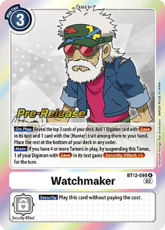 Image for Watchmaker (BT12-098 R) (BT12_PR) - Digimon Card Game