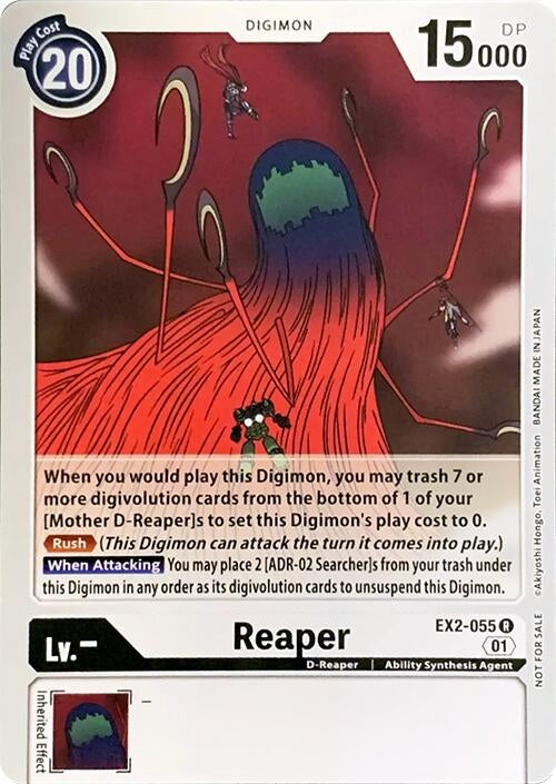 Image for Reaper (EX2-055 R) (RPC) - Digimon Card Game