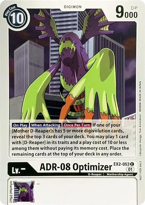 Image for ADR-08 Optimizer (EX2-053 C) (RPC) - Digimon Card Game