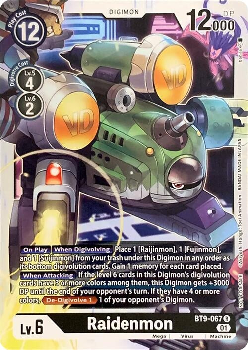 Image for Raidenmon (BT9-067 R) (RPC) - Digimon Card Game