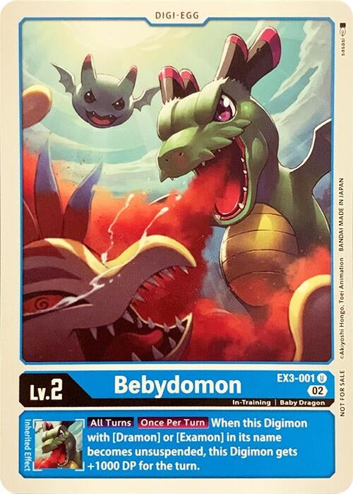 Image for Bebydomon (EX3-001 U) (RPC) - Digimon Card Game