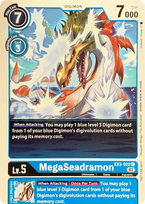 Image for MegaSeadramon (EX3-022 R) (RPC) - Digimon Card Game