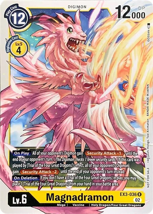 Image for Magnadramon (EX3-036 R) (RPC) - Digimon Card Game