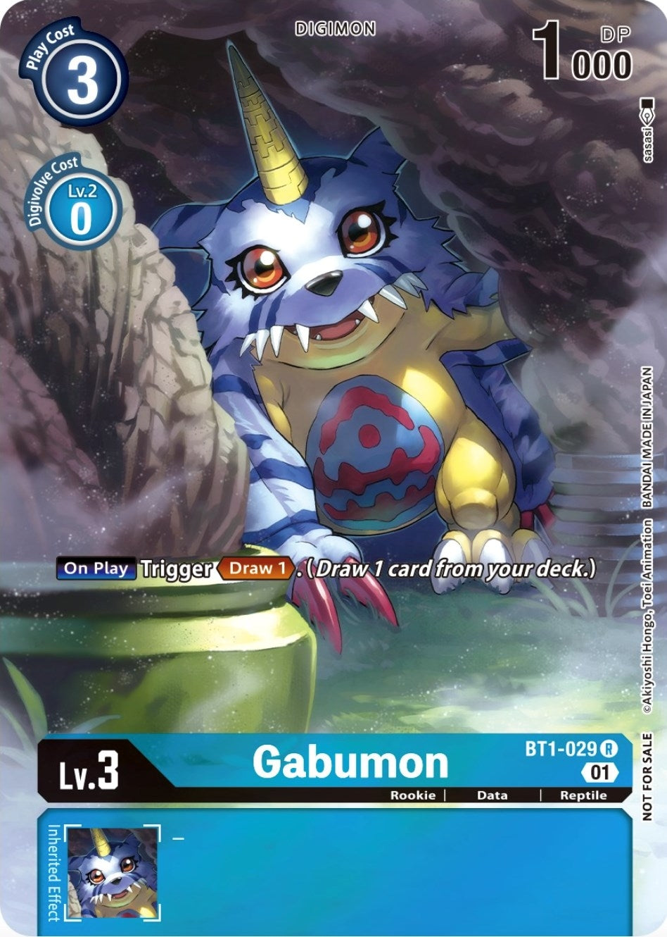 Image for Gabumon - BT1-029 (Official Tournament Pack Vol.9) (BT1-029 R) (BT01-03A) - Digimon Card Game