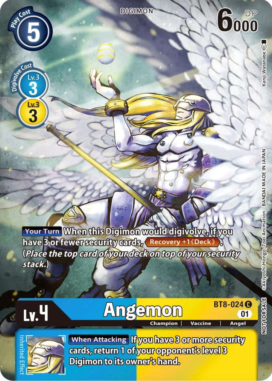 Image for Angemon (Official Tournament Pack Vol.9) (BT8-024 C) (BT08) - Digimon Card Game