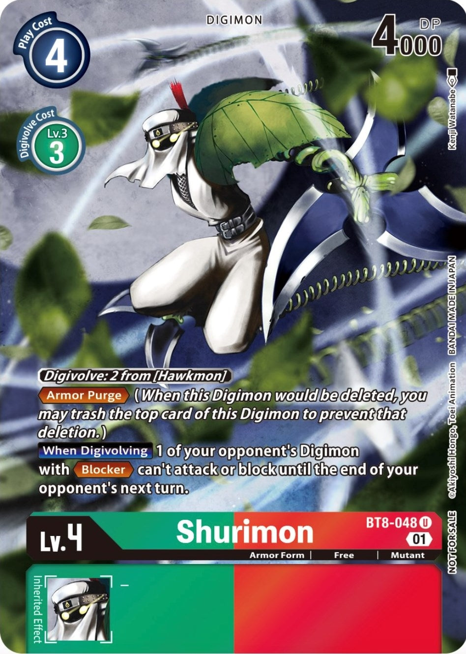 Image for Shurimon (Official Tournament Pack Vol.9) (BT8-048 U) (BT08) - Digimon Card Game