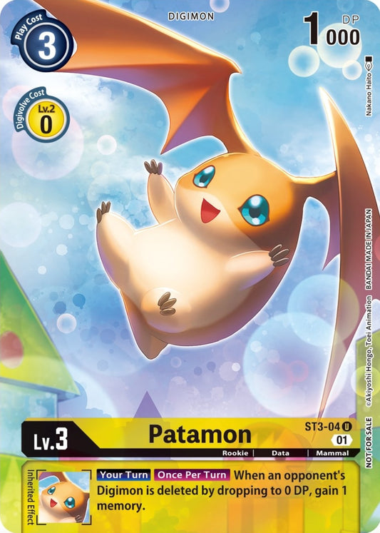 Image for Patamon - ST3-04 (Official Tournament Pack Vol.9) (ST3-04 U) (ST-3) - Digimon Card Game