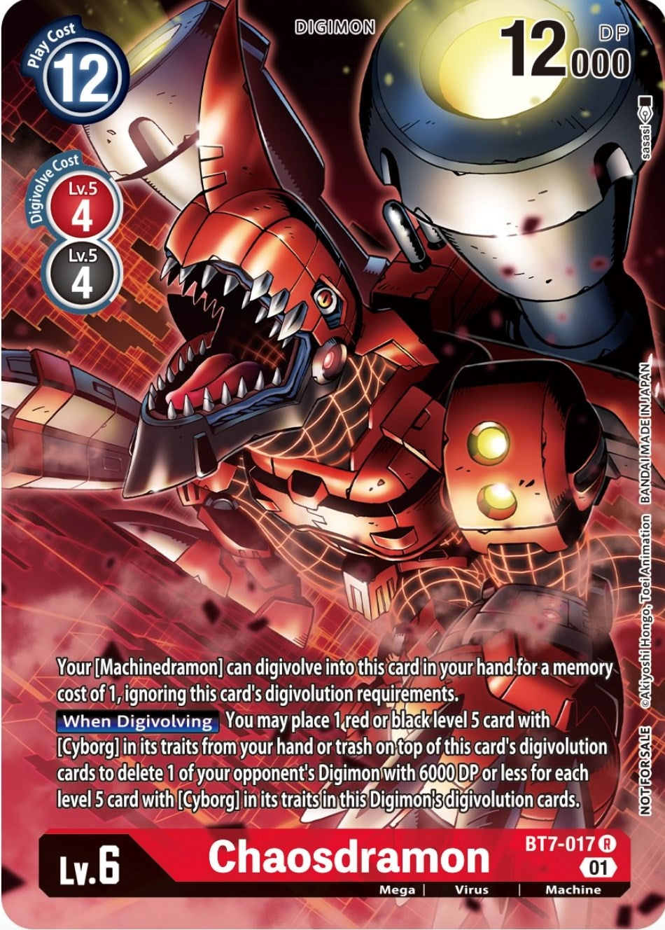 Image for Chaosdramon (Winner Pack Across Time) (BT7-017 R) (BT07) - Digimon Card Game