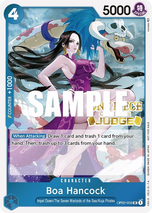 Image for Boa Hancock (Judge) (OP02-059) (OP-PR) - One Piece Card Game