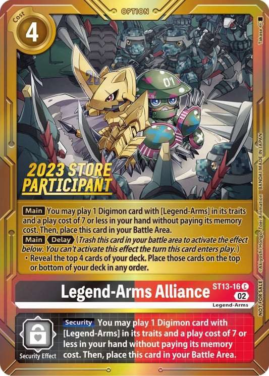 Image for Legend-Arms Alliance (2023 Store Participant) (ST13-16 C) (ST-13) - Digimon Card Game
