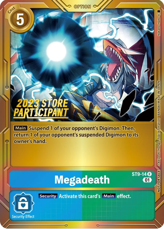 Image for Megadeath (2023 Store Participant) (ST9-14 R) (ST-9) - Digimon Card Game