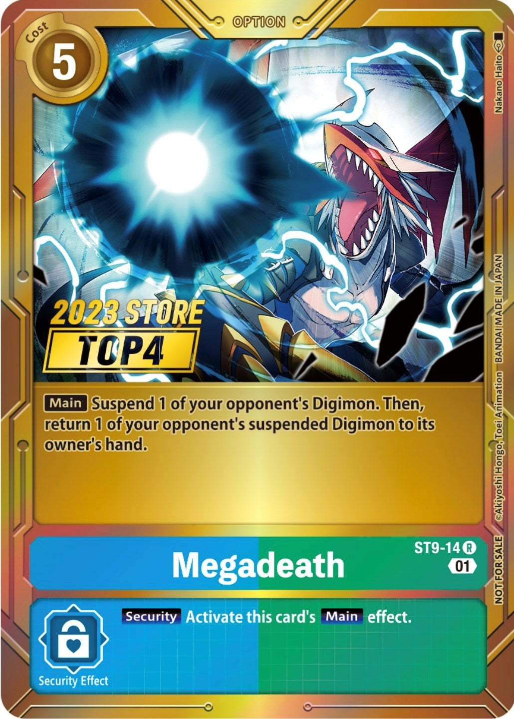 Image for Megadeath (2023 Store Top 4) (ST9-14 R) (ST-9) - Digimon Card Game