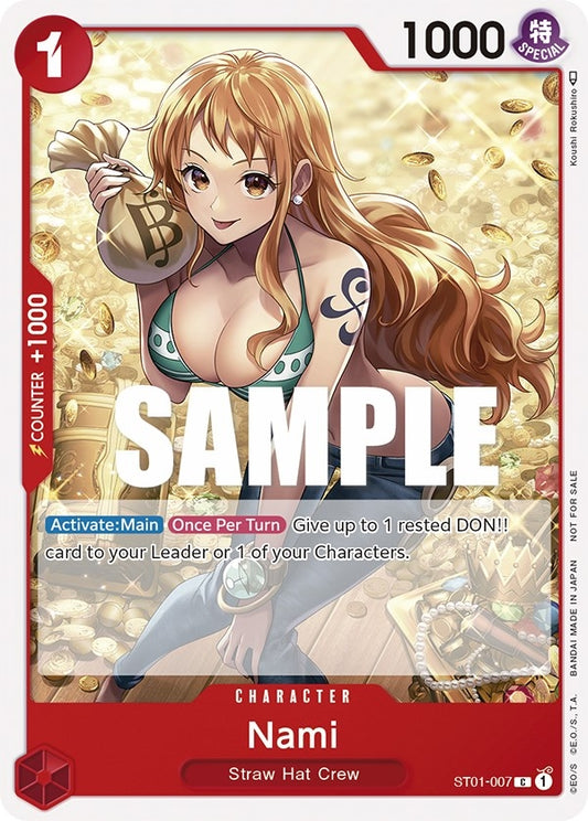 Image for Nami (Tournament Pack Vol. 3) [Participant] (ST01-007) (OP-PR) - One Piece Card Game