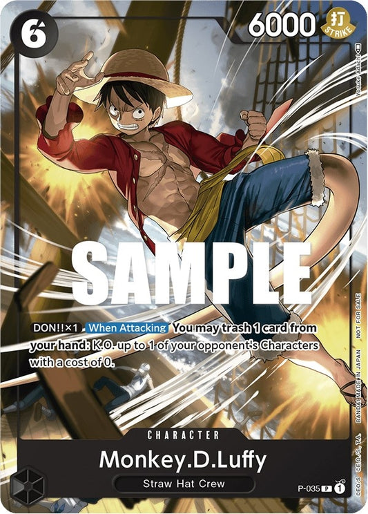 Image for Monkey.D.Luffy (Pirates Party Vol. 3) (P-035) (OP-PR) - One Piece Card Game