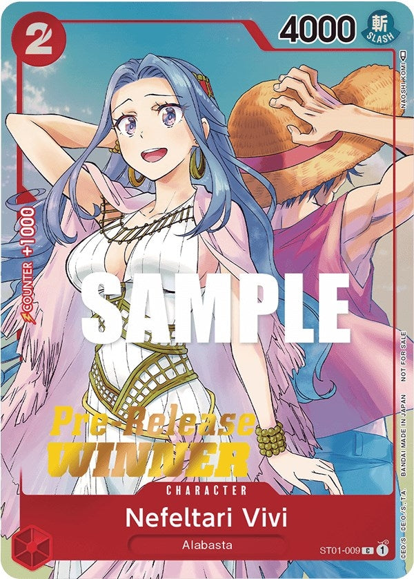 Image for Nefeltari Vivi (OP-03 Pre-Release Tournament) [Winner] (ST01-009) (OP-PR) - One Piece Card Game